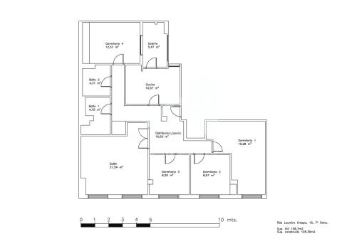 SE VENDE LUMINOSO PISO  DE CUATRO HABITACIONES EN EL ENTORNO DEL HOSPITAL DE PONTEVEDRA